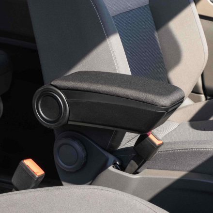 RATI ARMSTER 3 kartámasz ülésre rögzíthető VW ID4 2021- gyári karfával, 2 üléses [fekete,szövet,PP]